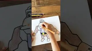 Chunky Kong Coloring Page 🐵🥰🖍️ #coloringforkids #coloringpagesforkids #donkeykong