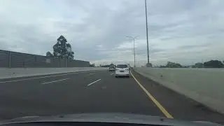 Highway Drive from Jatikarya Bekasi to Margonda Depok via Cimanggis-Cibitung & Cijago Toll Roads