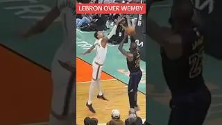 LeF*** You Three works on Wemby too 😳 (via baileydembickie/IG) #shorts #nba #lebronjames #wemby