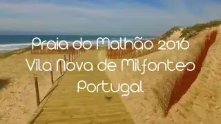 Malh&atilde;o Beach - Vila Nova de Milfontes - Aerial view