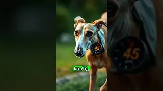 amazing speed fastest dog breed greyhound facts #animalfacts #animals #viral #funfacts #10seconds