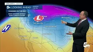 Calm weather continues Wednesday, with highs 5-10 degrees cooler