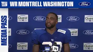 Montrell Washington on His Performance at Training Camp | New York Giants