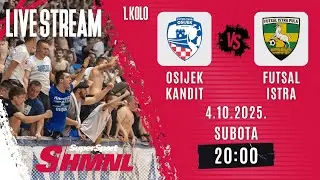 SS HMNL I. kolo | MNK Osijek Kandit - MNK Futsal Istra Pula
