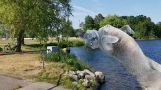 Badar i Helgasj&ouml;n p&aring; Helg&ouml;