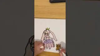 Princess & Cat 👸🏻🐱 #spiderman #animals #art #drawing #funny #cute #anime #cat #animeedit #new
