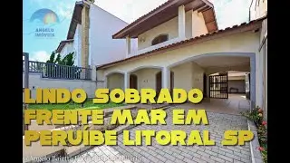 Oportunidade! Sobrado com 5 dormitórios frente ao mar em Peruíbe Litoral SP