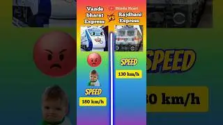 Vande Bharat Express vs Rajdhani Express ⁉️ #shorts