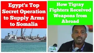 Egypt's Top Secret Operation to Supply Arms to Somalia | How Tigray Received Weapons from Abroad