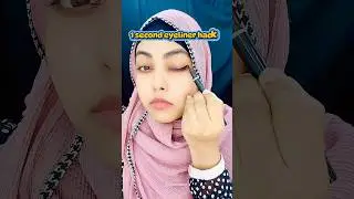 1 second eyeliner hack ✅😃