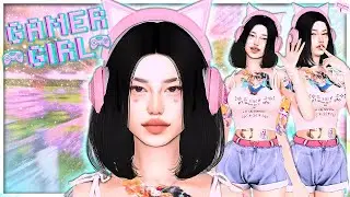 Gamer Girl 🎮 - CC FOLDER & SIM DOWNLOAD | Sims 4 CAS