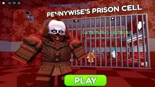 Pennywise's prison run! Horror obby roblox by luminous gaming #luminousgaming 