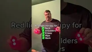 Portable red light therapy device
