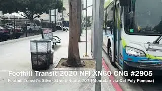 Foothill Transit - Silver Streak Route 707 Eastbound (including CPP portion)
