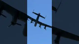 Lancaster bomber low air display! #aviation #planespotting #Avro #Lancaster #AvroLancaster #BOBMF
