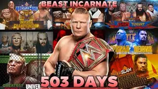 (Copyright City)Every Brock Lesnar WWE Universal Title Defense (2017-2018)