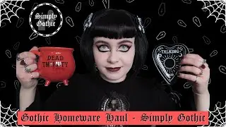 SIMPLY GOTHIC HOMEWARE COLLECTION - GOTH ALTERNATIVE HOME DECOR - VAMPIRE MUG, WITCHY SPOOKY DECOR