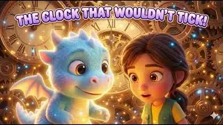 The Clock That Wouldn&rsquo;t Tick, Pixar 3D Animated Short, Grace and Nugget Baby Blue Dragon