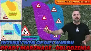 Opady marznące. Oblodzenia i gołoledź. Intensywne opady śniegu na wschodzie. Tam silny mróz Prognoza