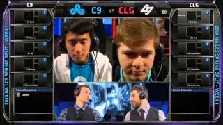 Amateur Gaming- 2014 NA LCS C9 vs CLG