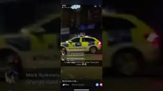 POLICE CARS CRASH INTO EACHOTHER WHILE IN CAR CHASE IN BIRKENHEAD