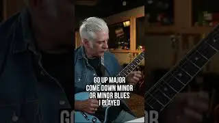 Mixing Major and Minor Blues Scales 🎸 #shorts