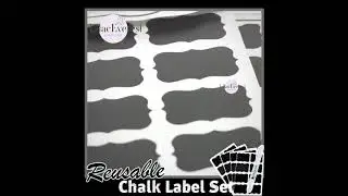 Reusable Chalk Label Set