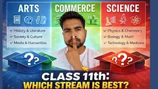 SCIENCE VS COMMERCE VS ARTS | Myths  and truth for students |Future, job career growth and success 💯