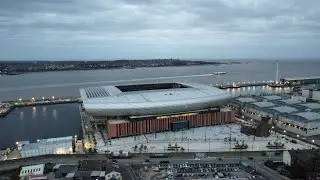 Sunset At Everton Stadium