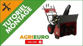 Fraise &agrave; neige thermique automotrice GeoTech STP971 WEBS moteur B&S 1150 - fraise 71 cm - Montage