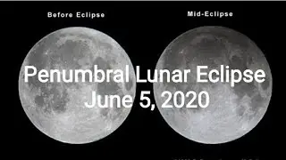 Penumbral Lunar Eclipse June 5, 2020