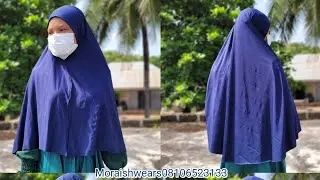 How to cut and sew Umbrella Hijab | Simplest method | How to do it