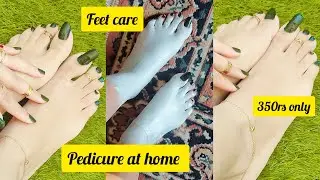 Pedicure at home||Long toe nails|| Feet care video #vlogs #feet #longnails #beautifulfeet #feetcare
