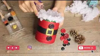 KONSERVEDEN NOEL BABA NASIL YAPILIR ? | Christmas Make | #2021