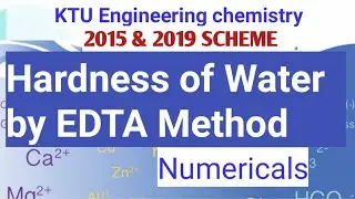 KTU Engineering you|EDTA method of estimation of hardness|malayalam