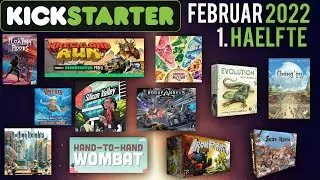 Brettspiele auf Kickstarter im Februar 2022 (1.H&auml;lfte)!