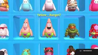 Master Chief teams up with Patrick Star | Intense Duos endgame Fall Guys