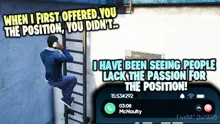 Nino Talks With McNaulty About Him Taking Over as The Sheriff of BCSO! | NoPixel RP | GTA RP