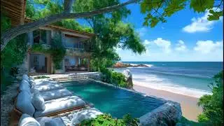 Relaxing Bossa Nova Jazz 🌊 Coastal Night Melodies for Soft Tranquility, Quiet Minds & Deep Focus ✨