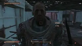 Fallout 4: Synth settler attacks settlement.
