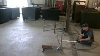 Vertical pneumatic lifter