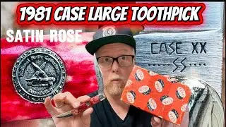 Винтажная зубочистка CASE SatinRose 1981 года! Национальная ассоциация коллекционеров ножей.