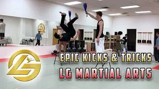 Epic Taekwondo Kicks: 360, 540, 720, 900 & Backflips | LG Martial Arts