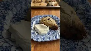 Day 74 of 100: Blueberry White Chocolate Scones. Recipe is on my blog.