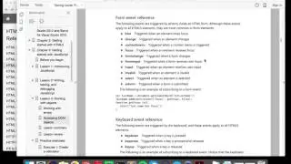 Form Event Reference (JavaScript)