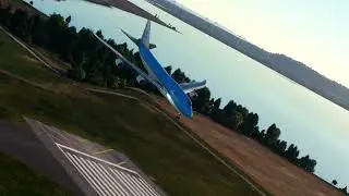 very beautifull landing at Liverpool airport . game