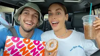 ARGENTINO PRUEBA DUNKIN DONUTS / CÓMO NOS CONOCIMOS 🇺🇸❤️🇦🇷 Storytime