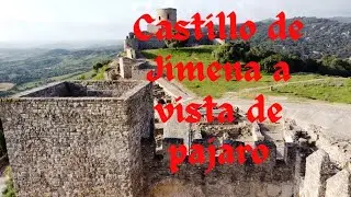 Castillo de Jimena de la Frontera (Cádiz) a vista de pájaro