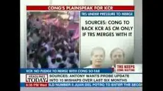 Congress, TRS merger hangs in balance