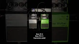 #boss #IR-2 + PH-3 #phaser with expression pedal. The wave of the phaser doesn&rsquo;t always change